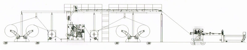 2-Ply Single Facer Corrugation Line, Single Faced Corrugated Cardboard Making Machine