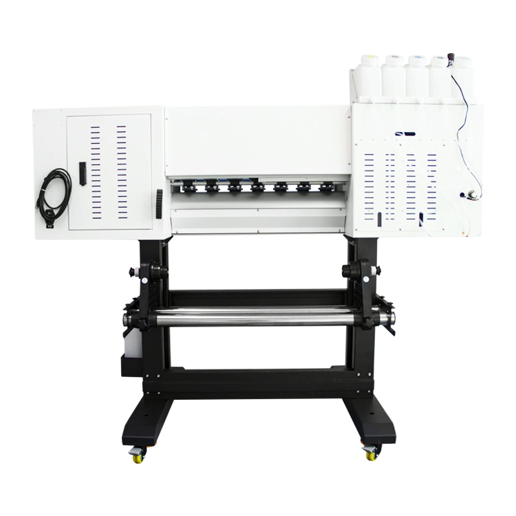 A1 60cm 24" High Speed 8 Colors Flouresent Color Dual Head Four Head I3200 Digital Dtf Printer T Shirt Printing Machine