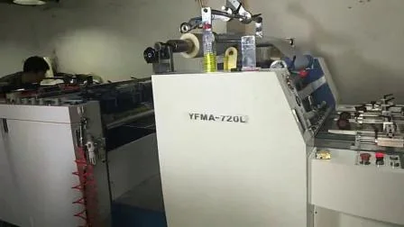 Machine de laminage automatique de film thermique BOPP sans colle/à base d'eau/chaud/froid (laminage)